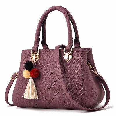 Ladies leather designer handbag