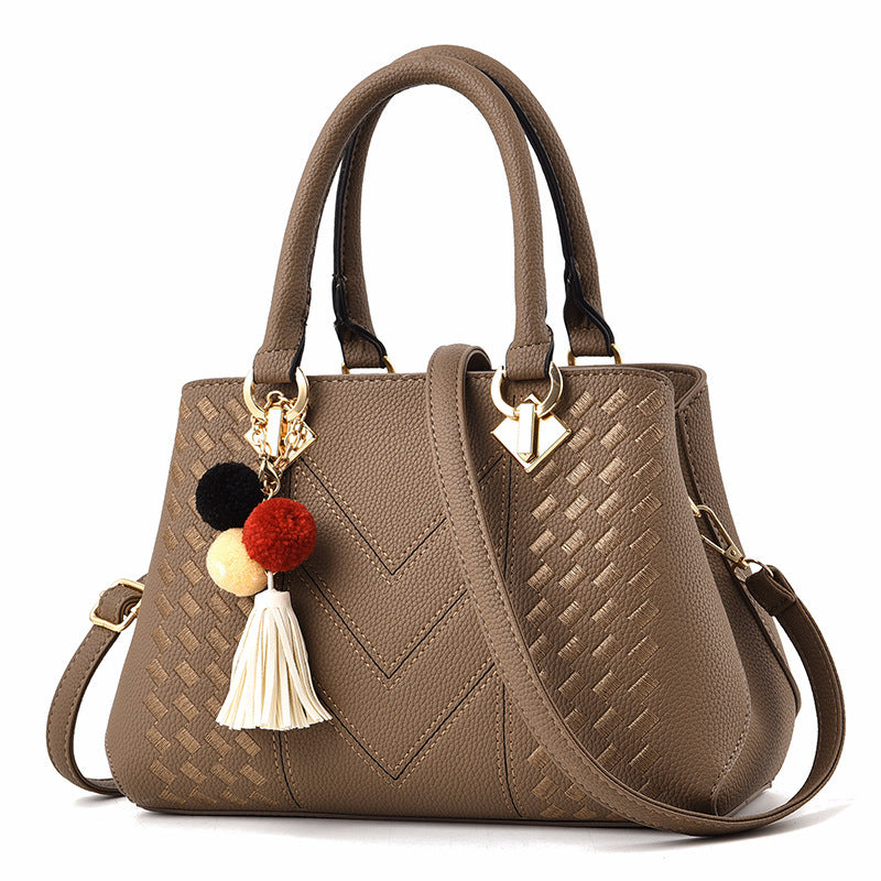 Ladies leather designer handbag