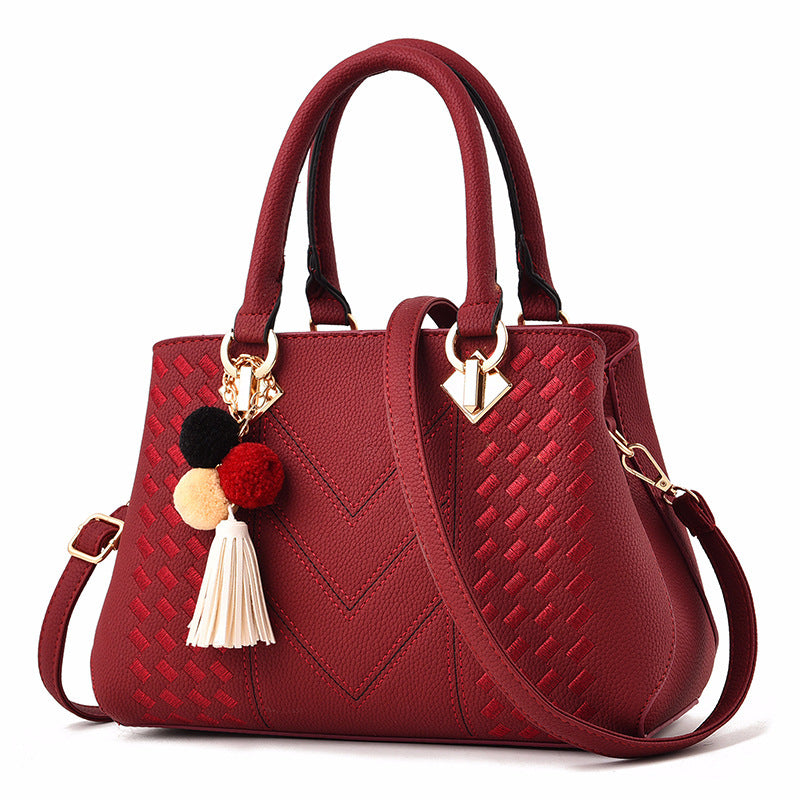 Ladies leather designer handbag