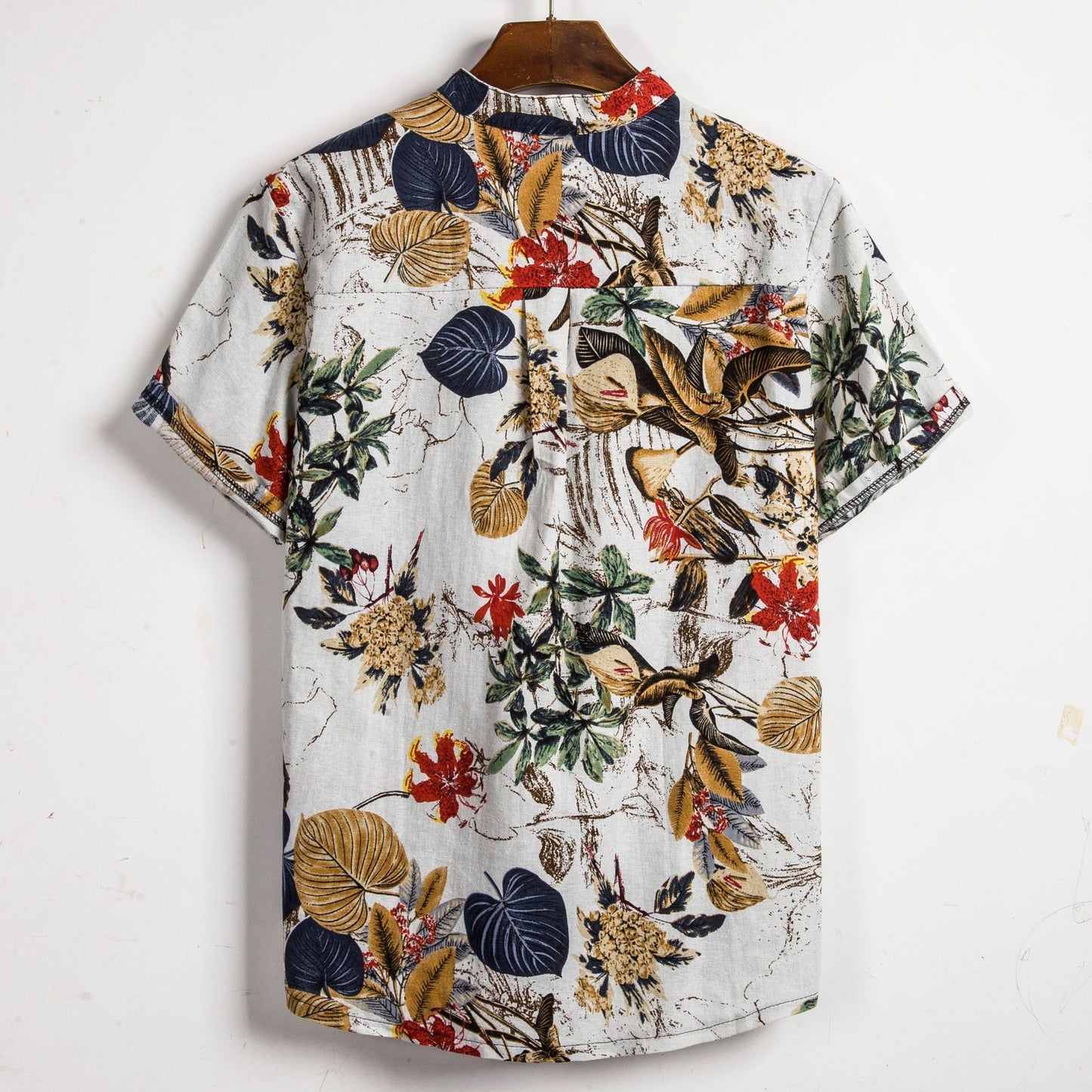 Contrast color printing shirt for men