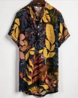 Contrast color printing shirt for men