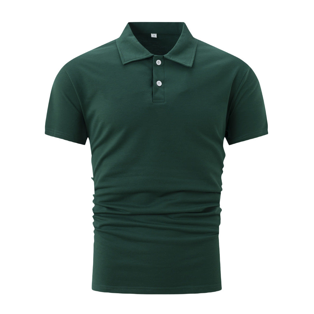 Summer Short Sleeve Polo Shirt Men